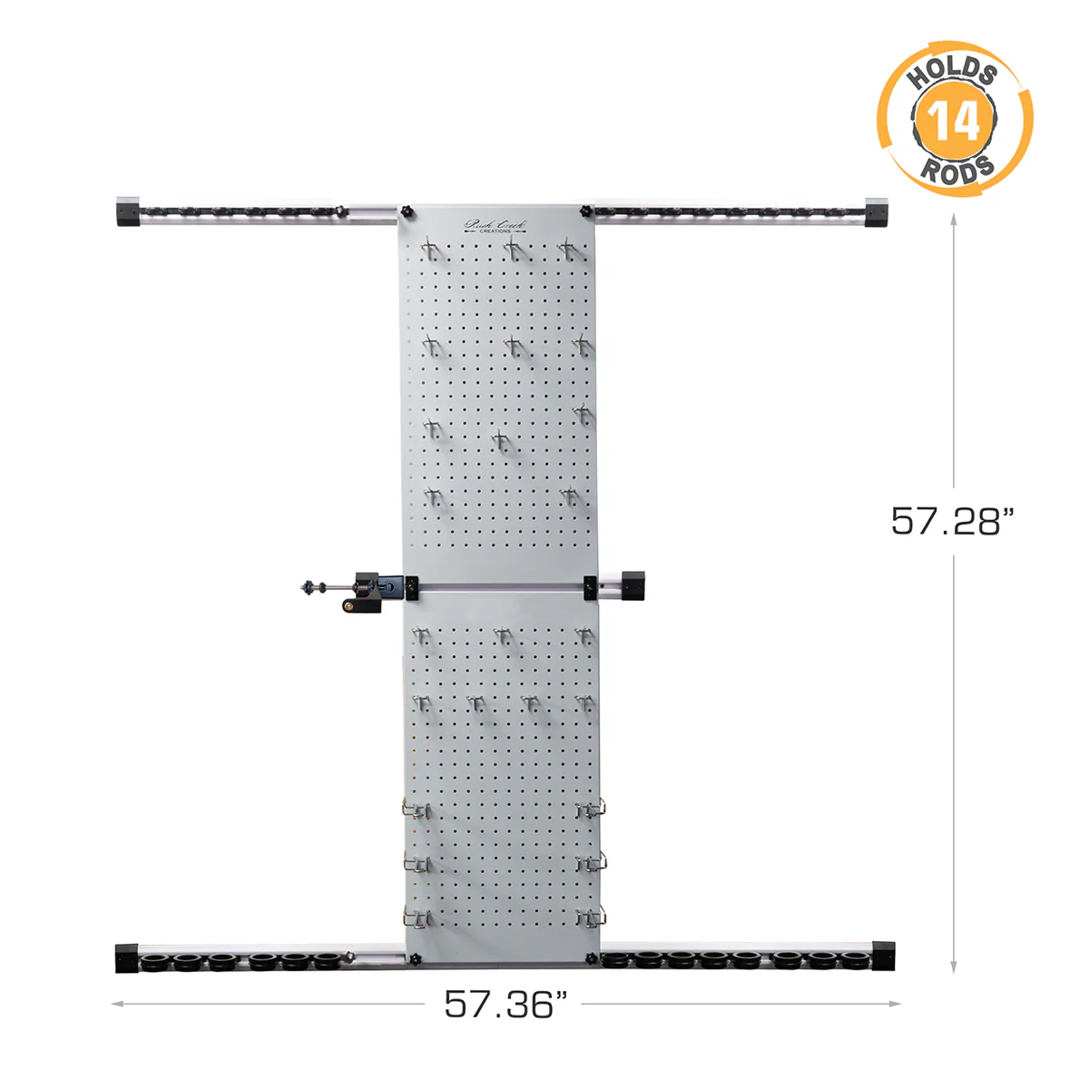 Modular 14 Fishing Rod Rack and Tackle Organizer - Image 7
